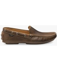 Loake - Donington Oiled Nubuck Driving Shoes - Lyst