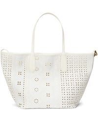 Ralph Lauren - Polo Bellport Embroidered Eyelet Tote Bag - Lyst