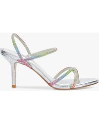 Dune - Miraculous Embellished Strap Stiletto Heel Sandals - Lyst