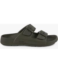 Totes - Solbounce Adjustable Buckle Slide Sandals - Lyst