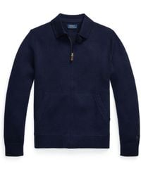 Ralph Lauren - Polo Wool Full-zip Sweater - Lyst