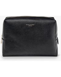 Aspinal of London - Large Pebble Leather Toiletry Bag - Lyst