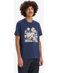 Levi's - Graphic Print Relaxed Fit Short Sleeve T-shirt - Lyst