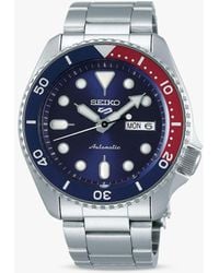 Seiko - 5 Sports Automatic Day Date Bracelet Strap Watch - Lyst