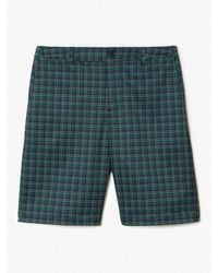 Lacoste - Checked Golf Bermuda Shorts - Lyst