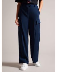 Ted Baker - Roccio High Waisted Wide Leg Cargo Trouser - Lyst