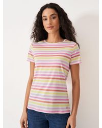 Crew - Breton Stripe Jersey T-shirt - Lyst