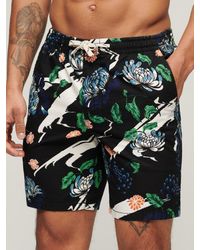 Superdry - Floral Print Bermuda Shorts - Lyst