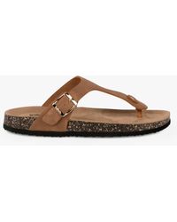 Totes - Buckle Toe Post Sandals - Lyst