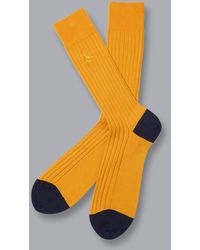 Charles Tyrwhitt - Cotton Rib Socks - Lyst