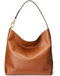Ralph Lauren - Lauren Kassie Large Leather Shoulder Bag - Lyst