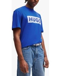 BOSS - Hugo Nico Logo Print T-shirt - Lyst