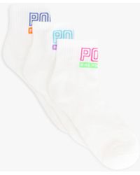 Ralph Lauren - Polo Outline Logo Ankle Socks - Lyst