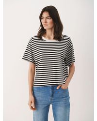 Part Two - Betsey Stripe Cotton Linen T-shirt - Lyst