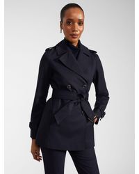 Hobbs - Shea Double Breasted Short Trench Coat - Lyst