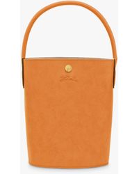 Longchamp - Epure Leather Bucket Bag - Lyst