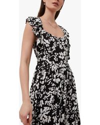 French Connection - Floral Drape Strappy Dress - Lyst