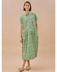 Albaray - Organic Cotton Brushstroke Dress - Lyst