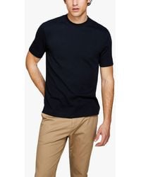 Sisley - Solid Coloured Regular Fit T-shirt - Lyst