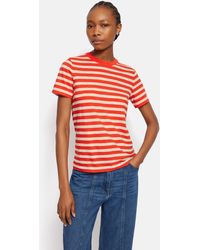 Jigsaw - Cotton Stripe T-shirt - Lyst