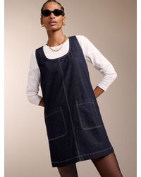 Baukjen - Connie Organic Cotton Denim Mini Dress - Lyst