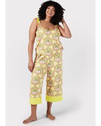 Chelsea Peers - Curve Geometric Palm Cami Cropped Pyjama Set - Lyst