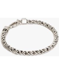 AllSaints - Sturdy Rope Chain Link Bracelet - Lyst