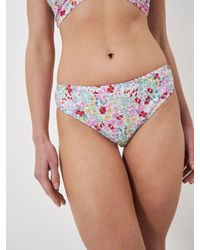 Crew - Floral Print Bikini Bottoms - Lyst