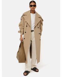 Jigsaw - Oversized Cotton Trench Coat - Lyst