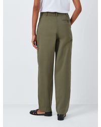 John Lewis - Tapered Cotton Blend Chino Trousers - Lyst