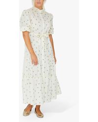 A-View - Kate Tiered Floral Maxi Dress - Lyst