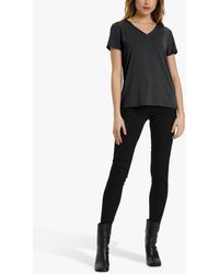Soaked In Luxury - Columbine V-neck T-shirt - Lyst