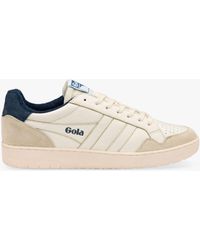 Gola - Eagle Leather Lace Up Trainers - Lyst