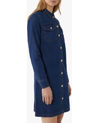 warehouse chiffon pintuck shirt dress