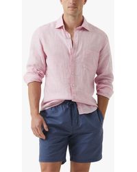 Rodd & Gunn - Seaford Long Sleeve Slim Fit Linen Shirt - Lyst