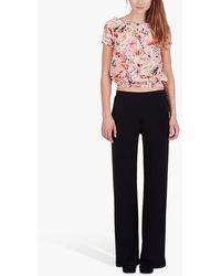 Sisters Point - Gro Wide Leg Pull-on Trousers - Lyst
