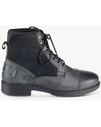 Silver Street London - Greyfriars Leather Lace Up Boots - Lyst