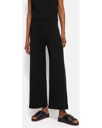 Jigsaw - Linen Cotton Blend Knitted Pull-on Trousers - Lyst