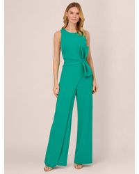 Adrianna Papell - Wide Leg Bow Jumpsuit - Lyst