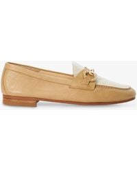 Dune - Gemstone Detail Leather Loafers - Lyst