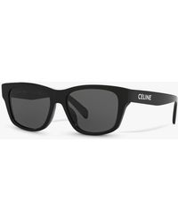 Celine - Cl40249u Rectangular Sunglasses - Lyst
