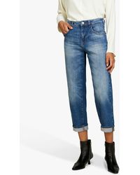 Sisley - Manhattan Cropped Straight Leg Jeans - Lyst