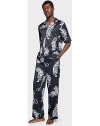 Chelsea Peers - Tiger Print Satin Pyjama Set - Lyst