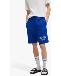 BOSS - Hugo Nomario Cotton Logo Shorts - Lyst