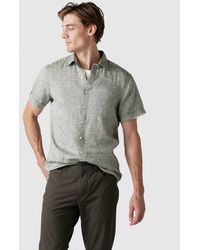 Rodd & Gunn - Ellerslie Linen Slim Fit Short Sleeve Shirt - Lyst