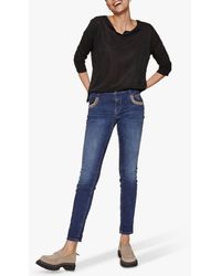 Mos Mosh - Naomi Decorative Trim Slim Fit Jeans - Lyst