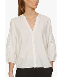 Sisters Point - Viaba-sh Lace Shirt - Lyst