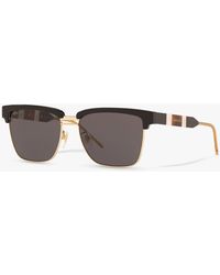 Gucci - GG0603S Rectangular Sunglasses - Lyst