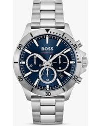 BOSS - Boss Troper Chronograph Bracelet Strap Watch - Lyst