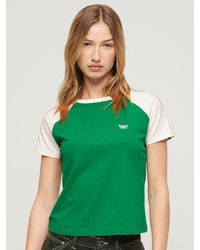 Superdry - Essential Organic Cotton Logo Retro T-shirt - Lyst